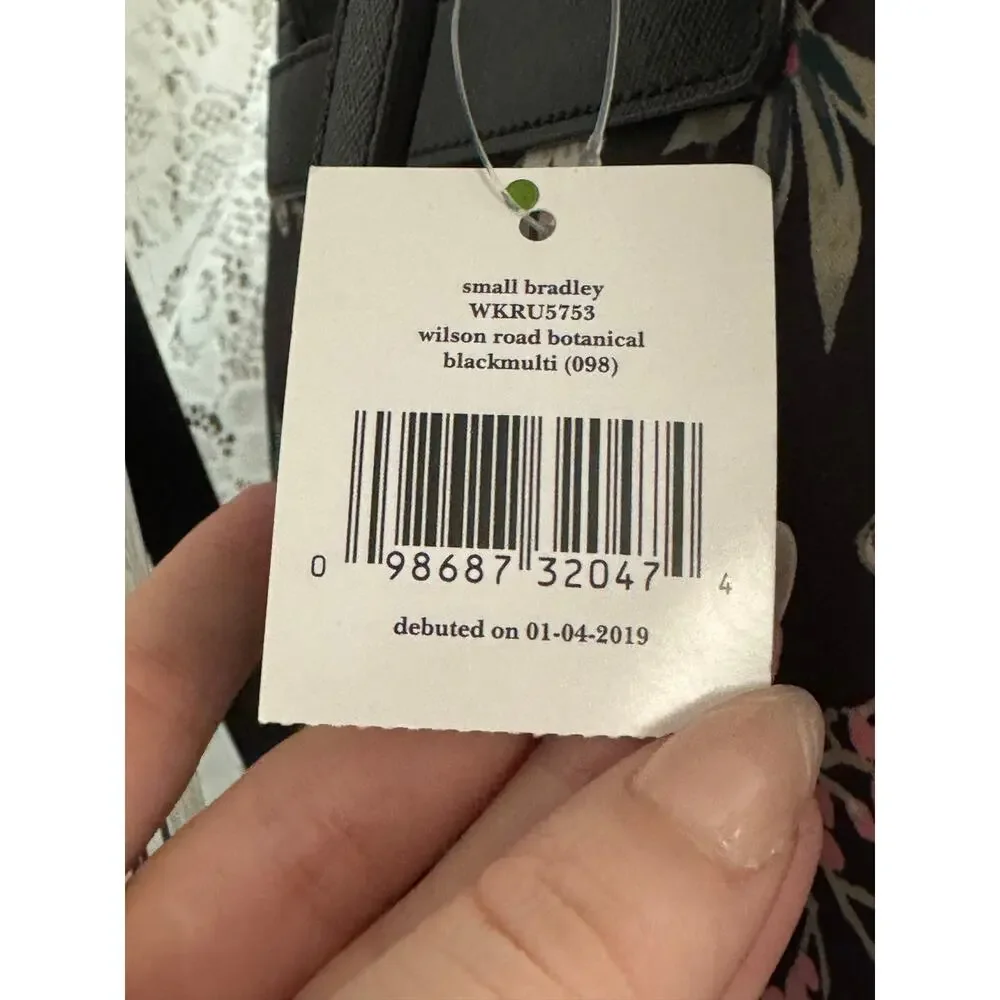 Kate Spade Wilson Road Botanical Small Bradley Backpack NWT Floral Nylon - Picture 6 of 14